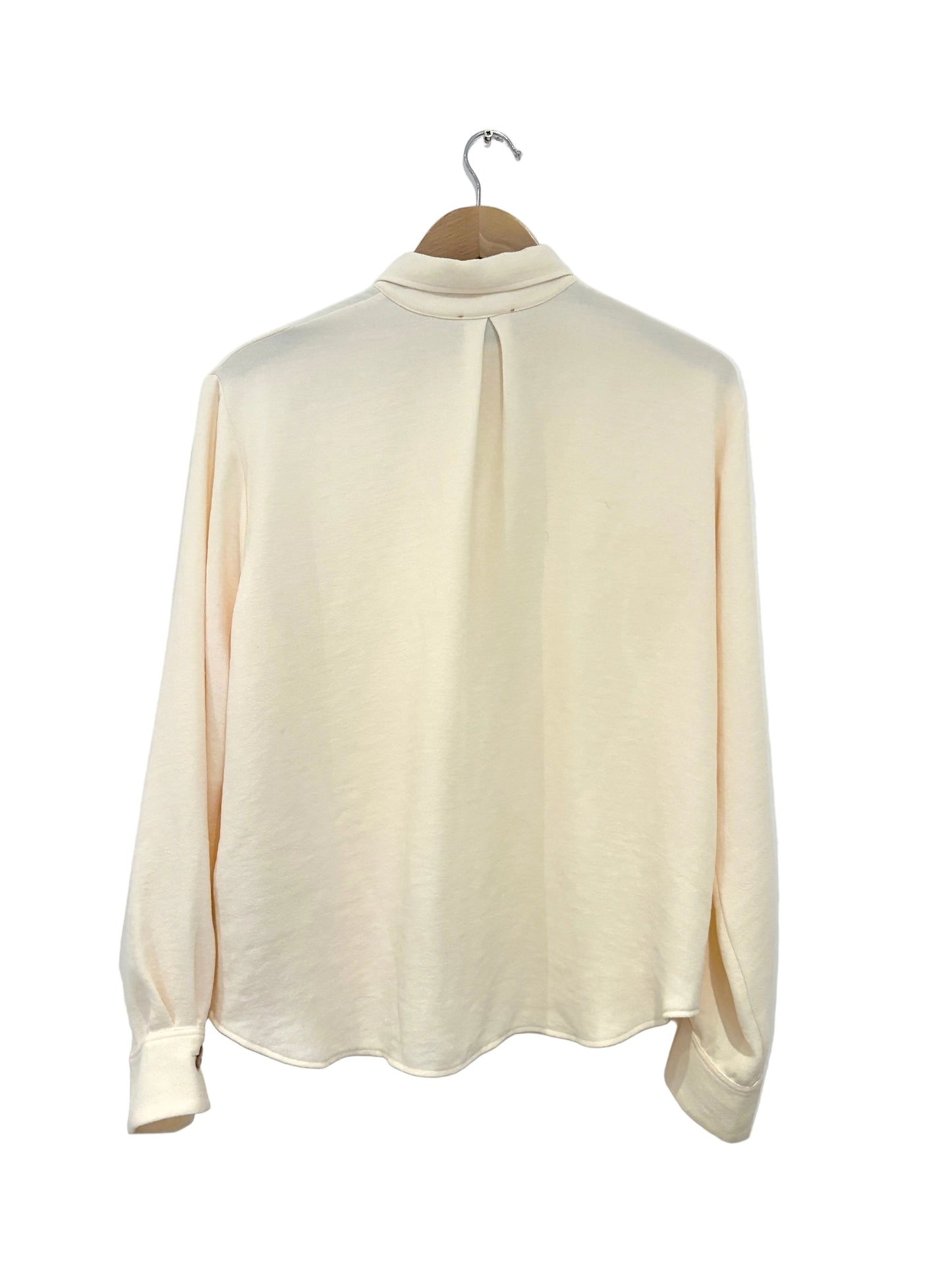Forte Forte Crepe Cream Shirt UK 12