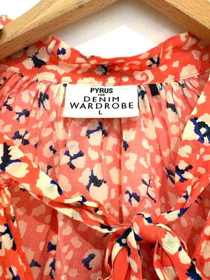 Pyrus for Denim Wardrobe Print Blouse L