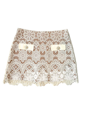 Self Portrait Lace Skirt UK 12