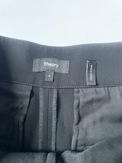 Theory Admiral Crepe Wide Leg Trousers UK 10