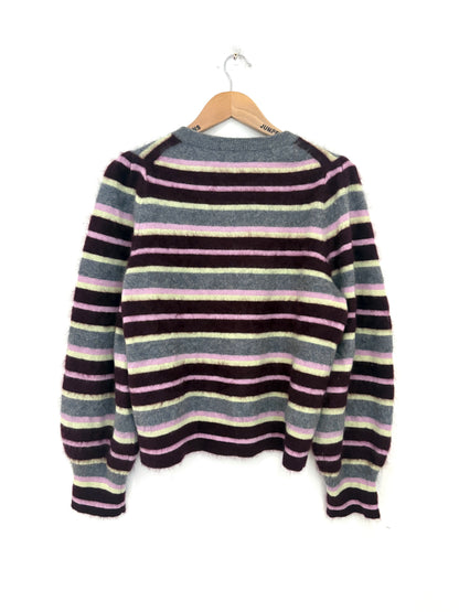 Me+Em Grey Brushed Cashmere Jumper L