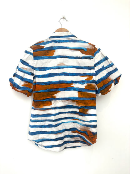 New With Tags Moschino Couture Striped Blouse UK 8