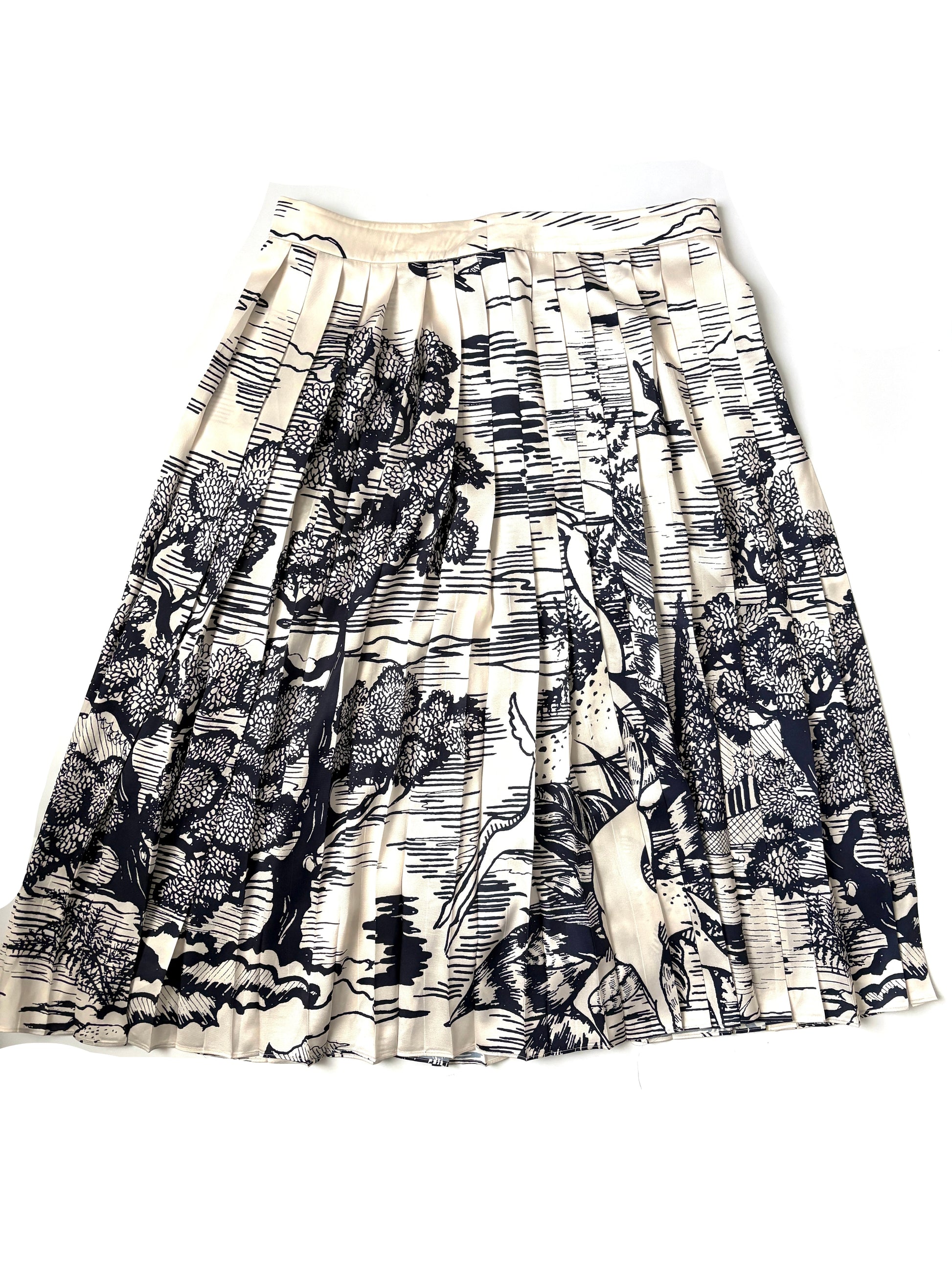 Victoria Victoria Beckham Pleated Midi Skirt
