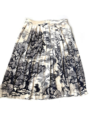 Victoria Victoria Beckham Pleated Midi Skirt UK 14