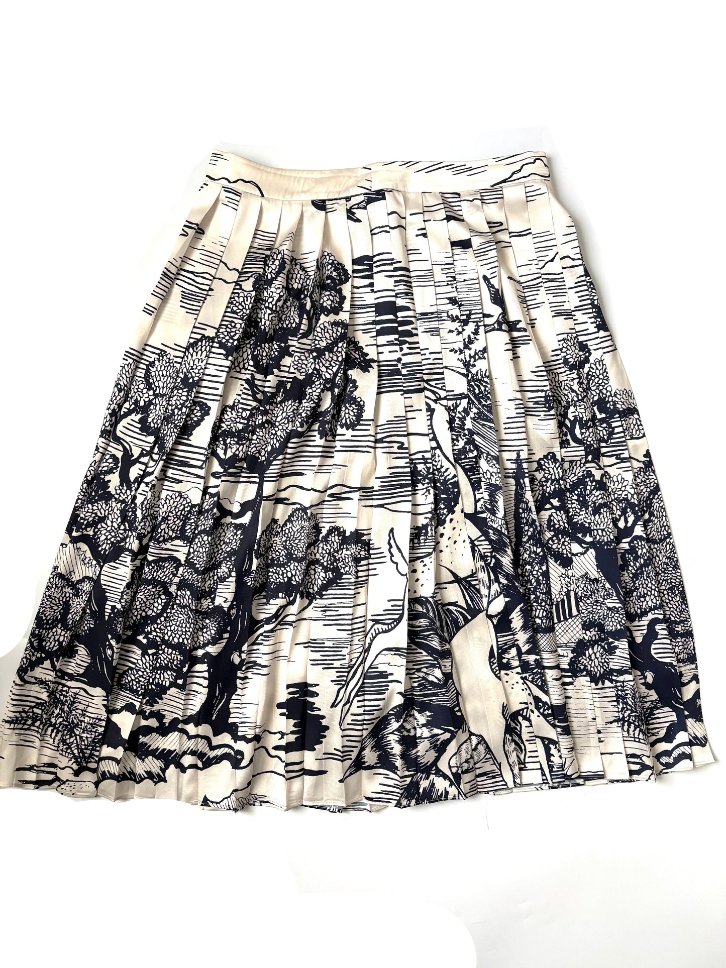 Victoria Victoria Beckham Pleated Midi Skirt UK 14