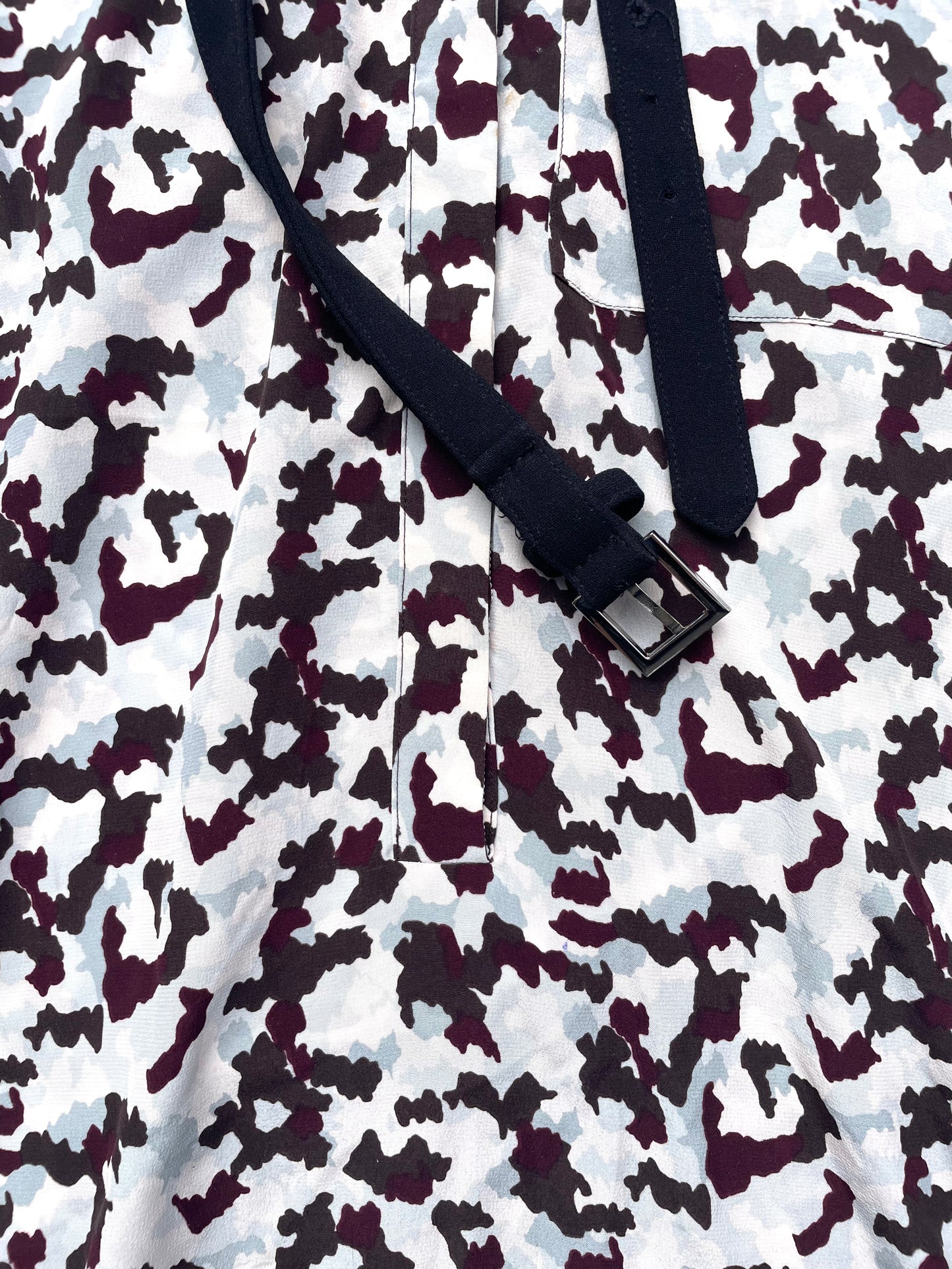 Derek Lam 10 Crosby Silk Print Dress XS