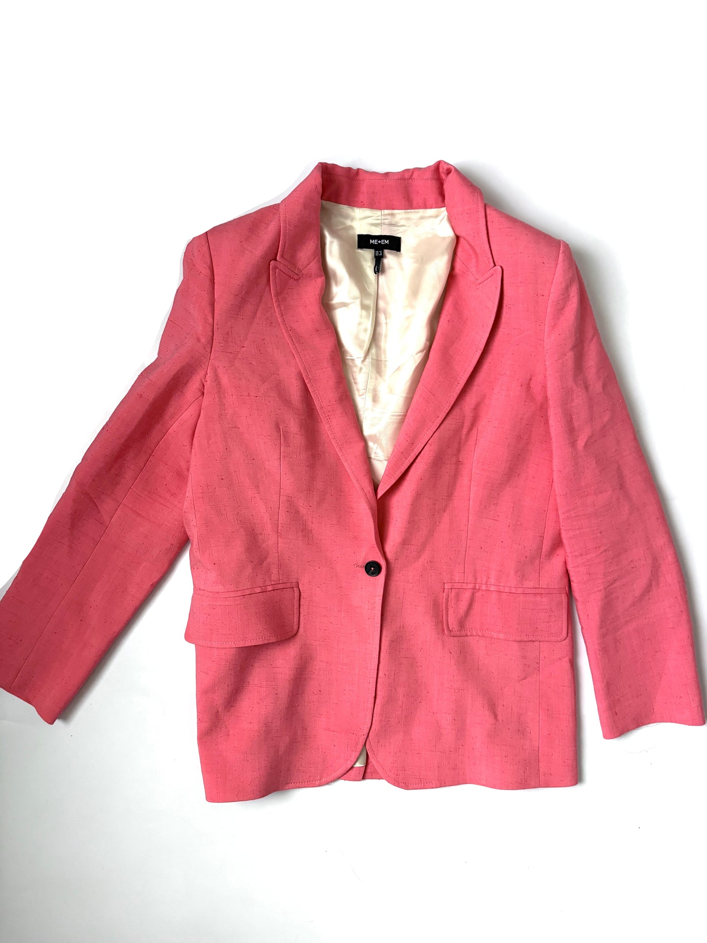 Me+Em Pink Textured Suit