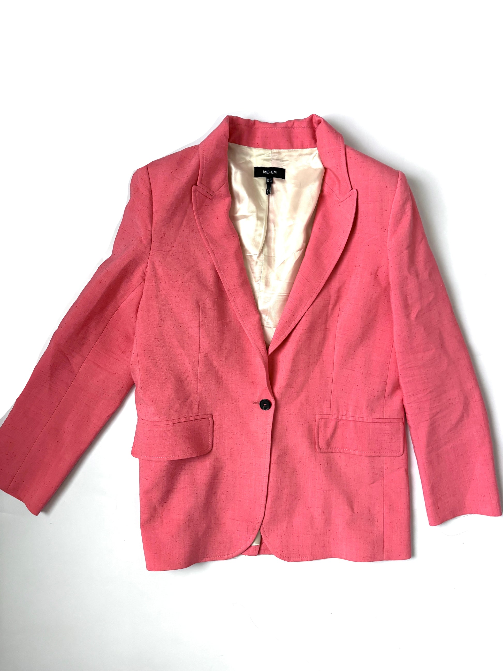 Me+Em Pink Textured Suit