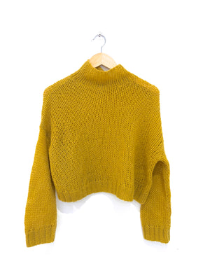 Whistles Yellow Knit Jumper XS