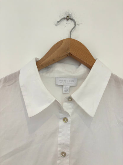 White Company White Cotton Shirt UK 12
