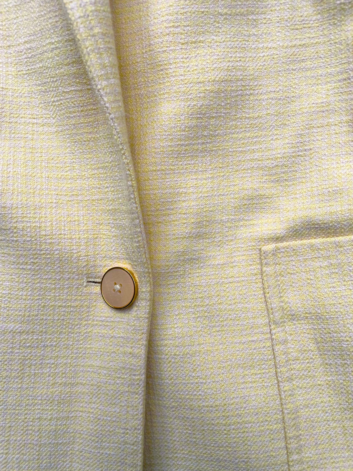 Me+Em Yellow Tweed Blazer UK 14