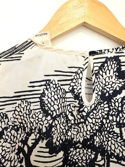 Victoria Victoria Beckham Print Blouse UK 14