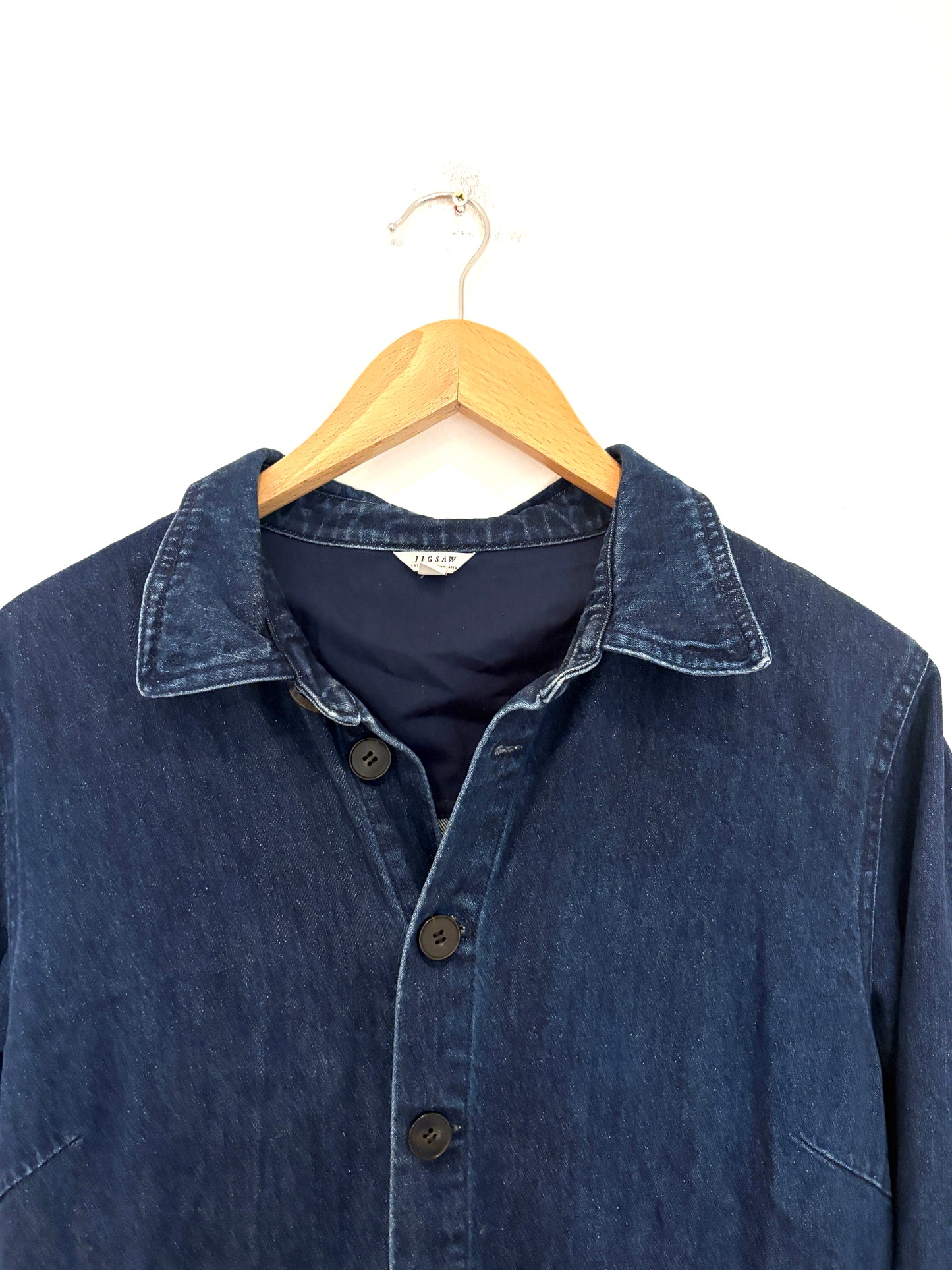 Jigsaw Denim Blue Jumpsuit UK 14