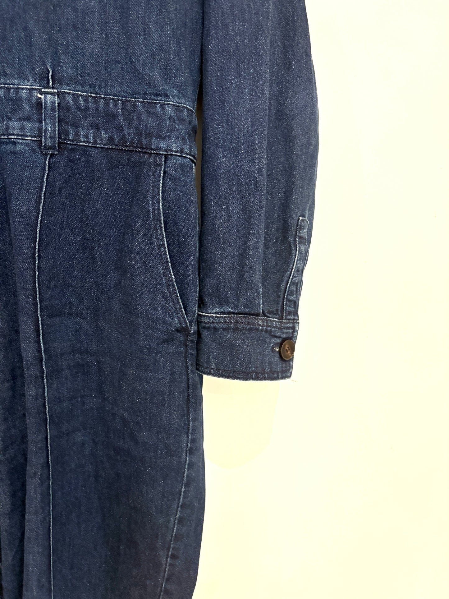 Jigsaw Denim Blue Jumpsuit UK 14