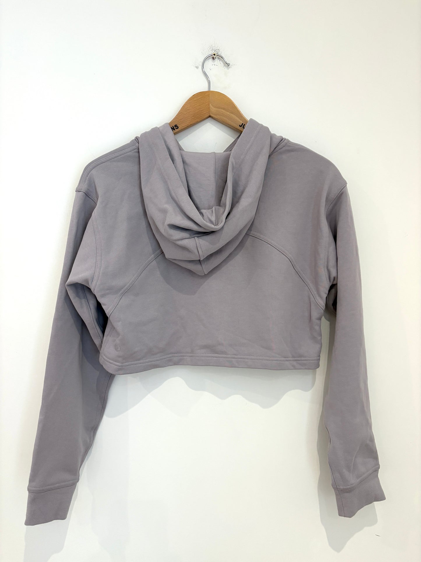 Lululemon Cropped Grey Hoodie UK 10