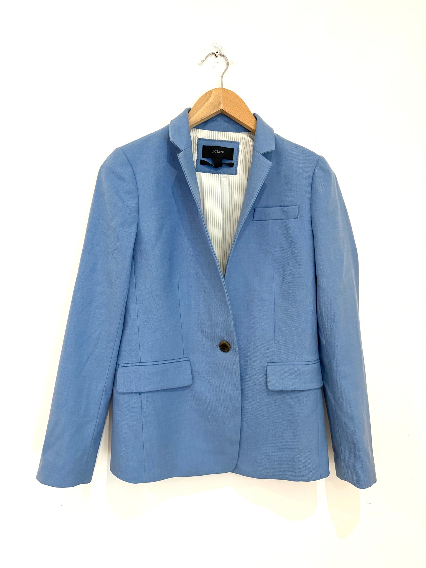 J.Crew Wool Blue Blazer UK 6