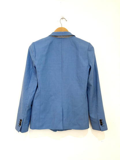 J.Crew Wool Blue Blazer UK 6