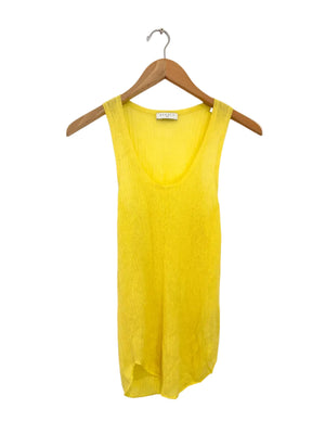 Sandro Yellow Sleeveless Knit S