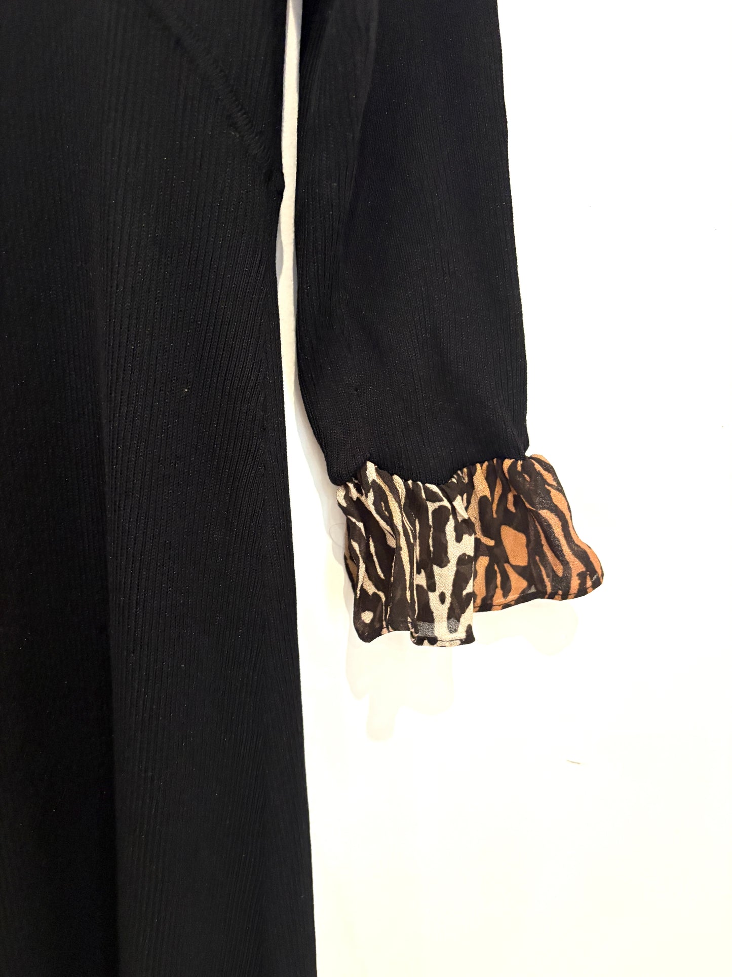 Rixo Leopard Print Dress UK 14