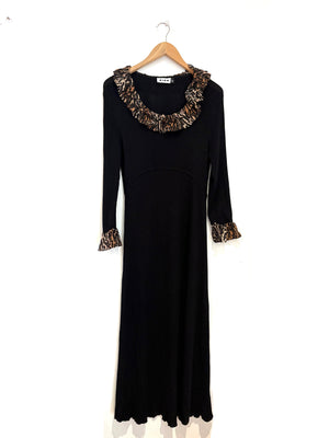 Rixo Leopard Print Dress UK 14