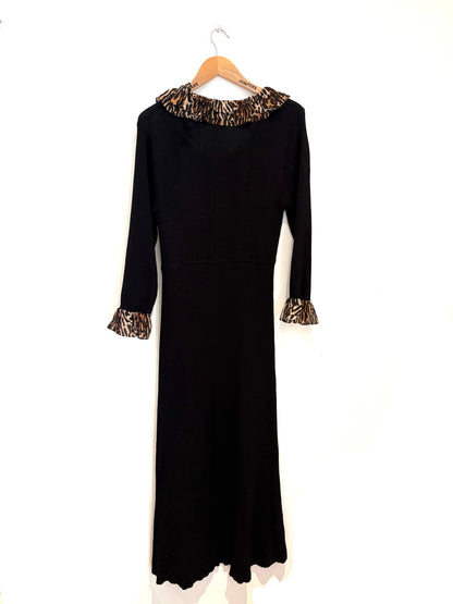 Rixo Leopard Print Dress UK 14