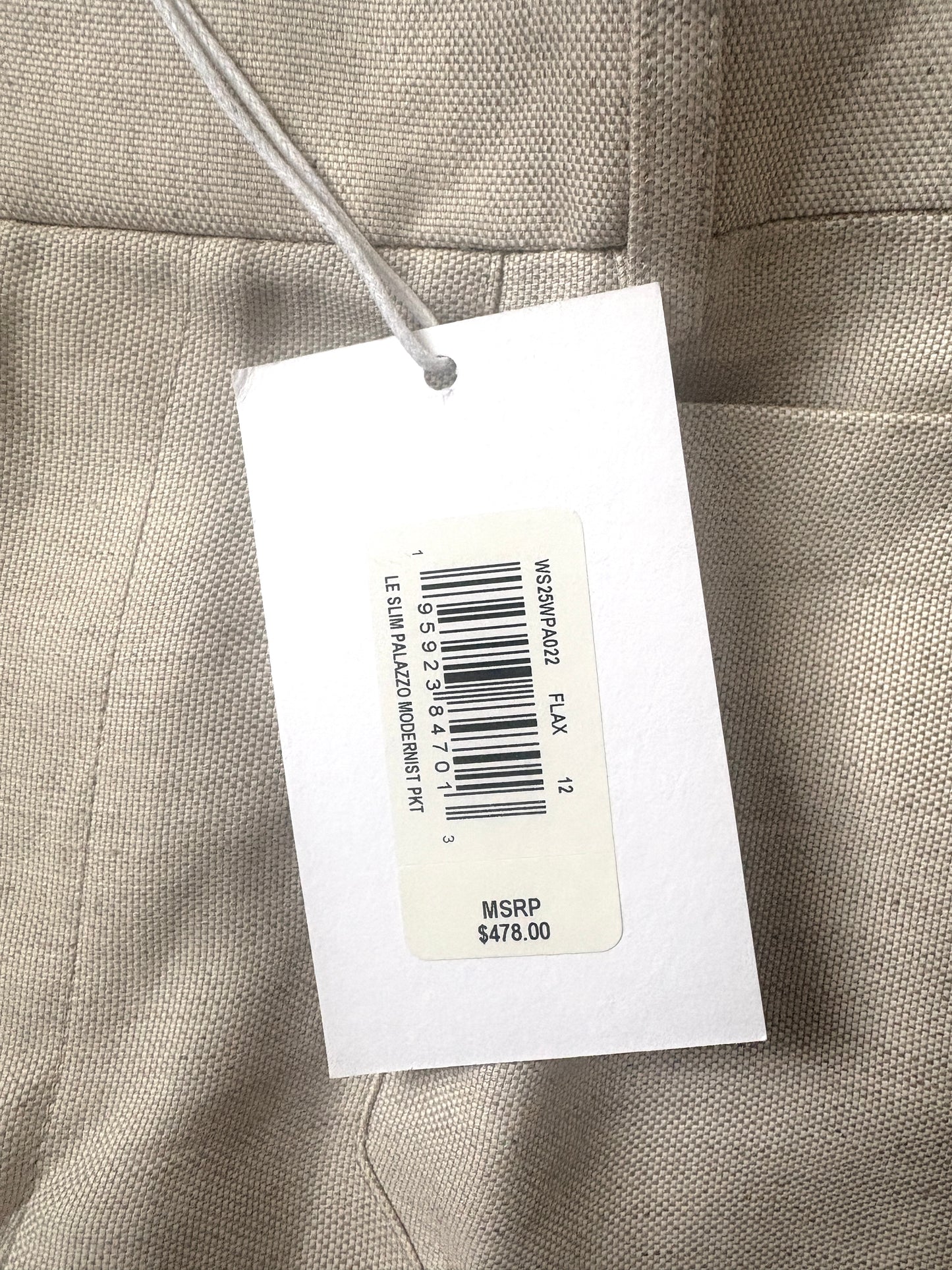 New With Tags Frame Linen Grandfather Suit M