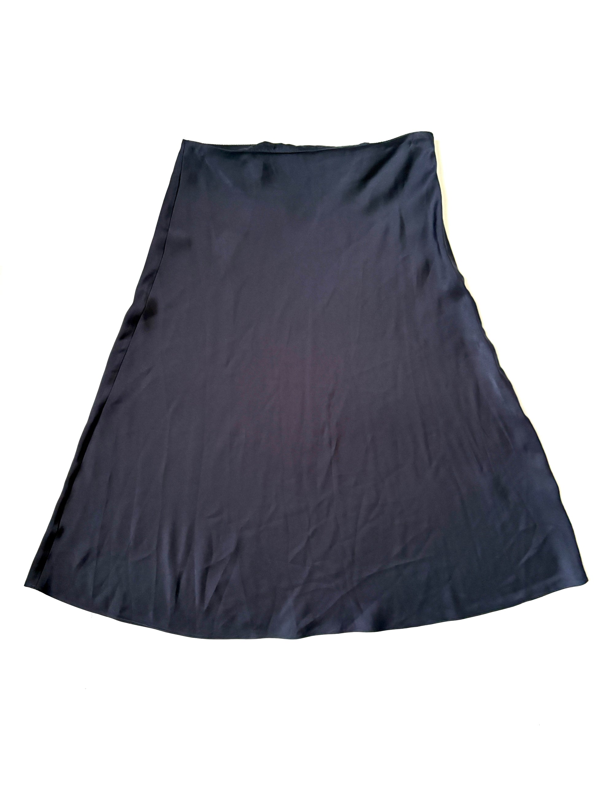 Ba&sh navy flare skirt