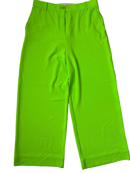 Essentiel Antwerp Lime Green Top & Trouser Set UK 14-16