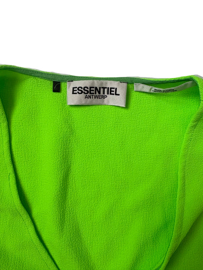 Essentiel Antwerp Lime Green Top & Trouser Set UK 14-16