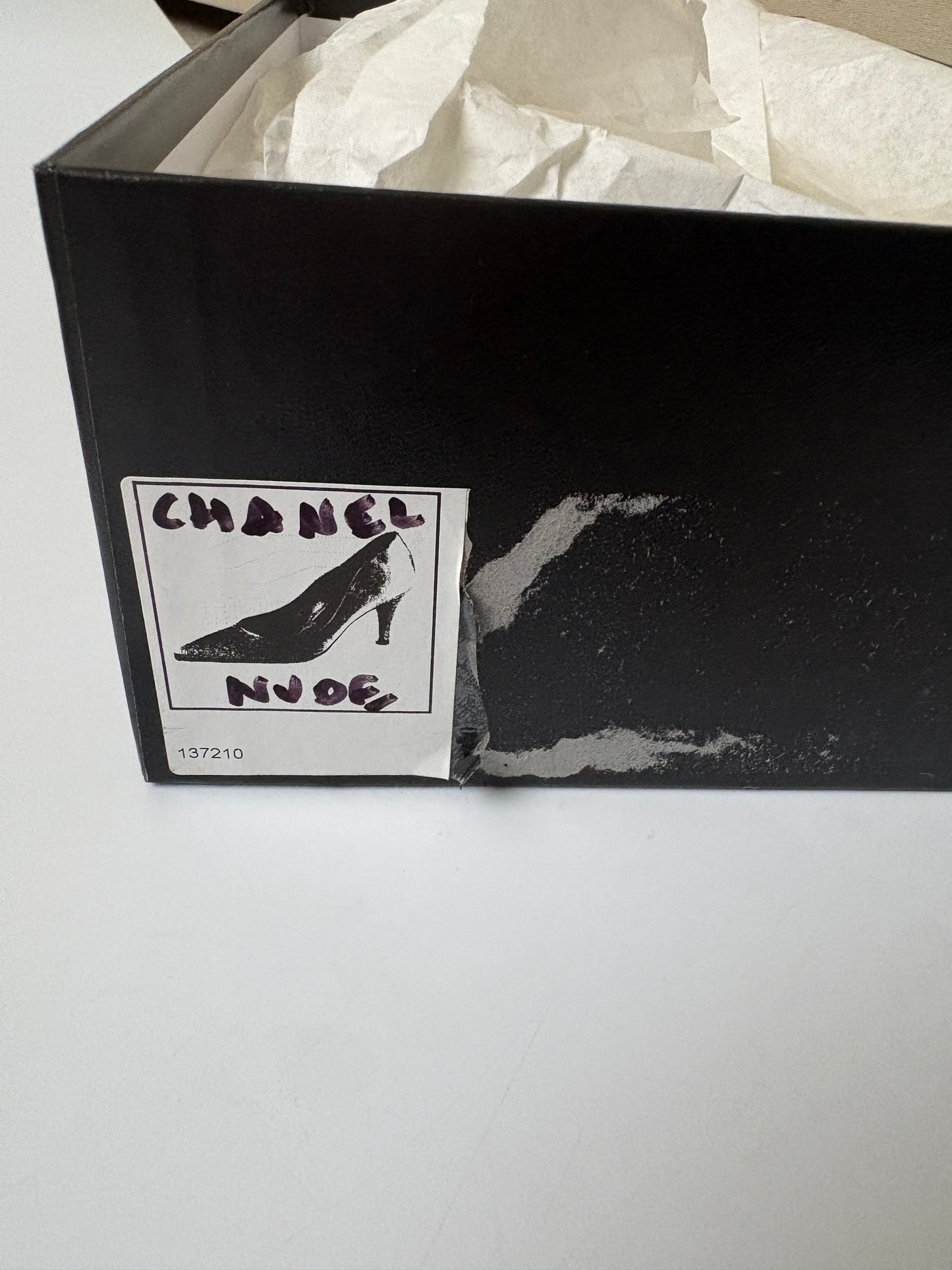 Chanel Vintage Nude Court Shoes UK 5.5