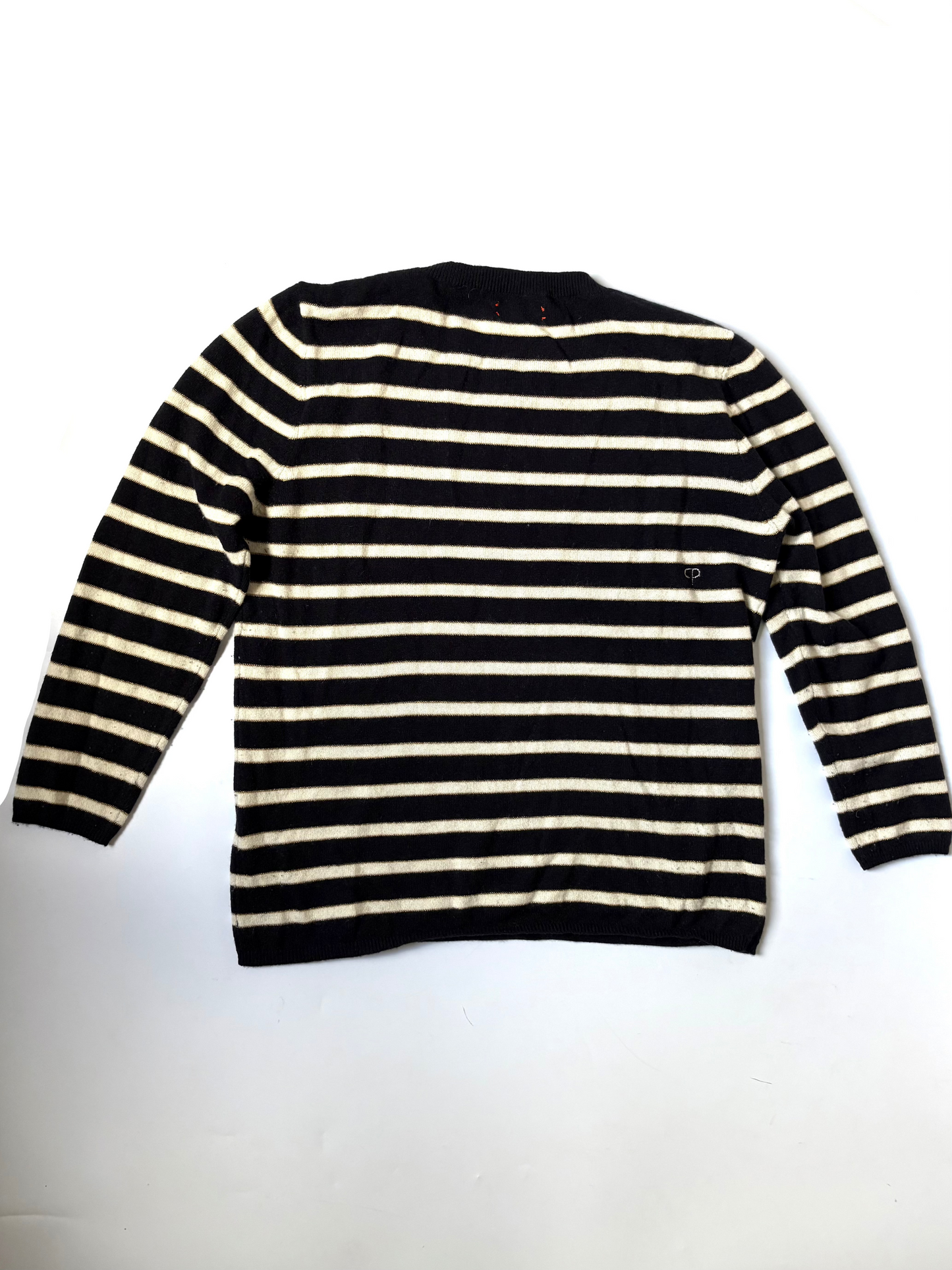 Chinti and Parker Striped Cashmere Jumper L