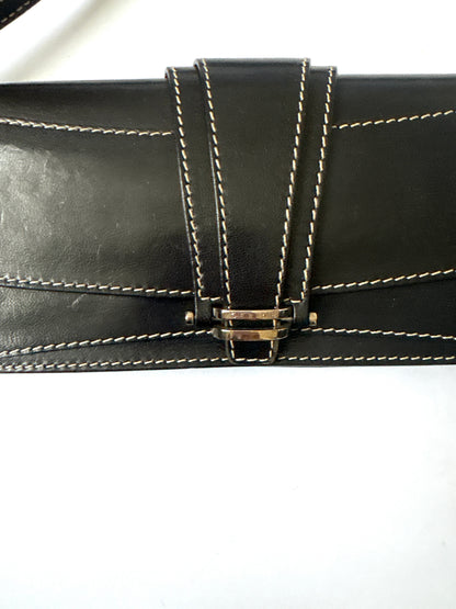 Vintage Celine Leather Shoulder Bag