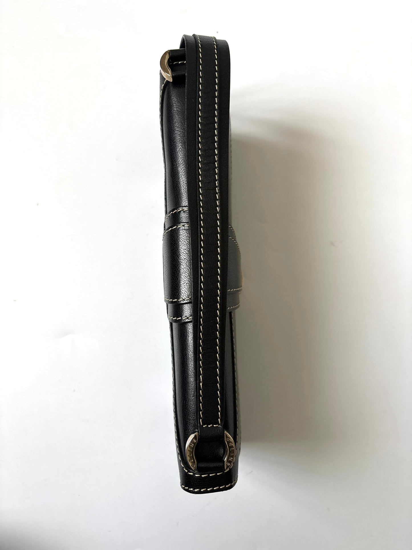 Vintage Celine Leather Shoulder Bag