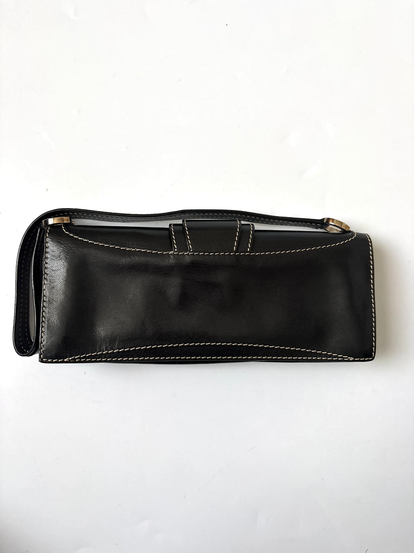 Vintage Celine Leather Shoulder Bag