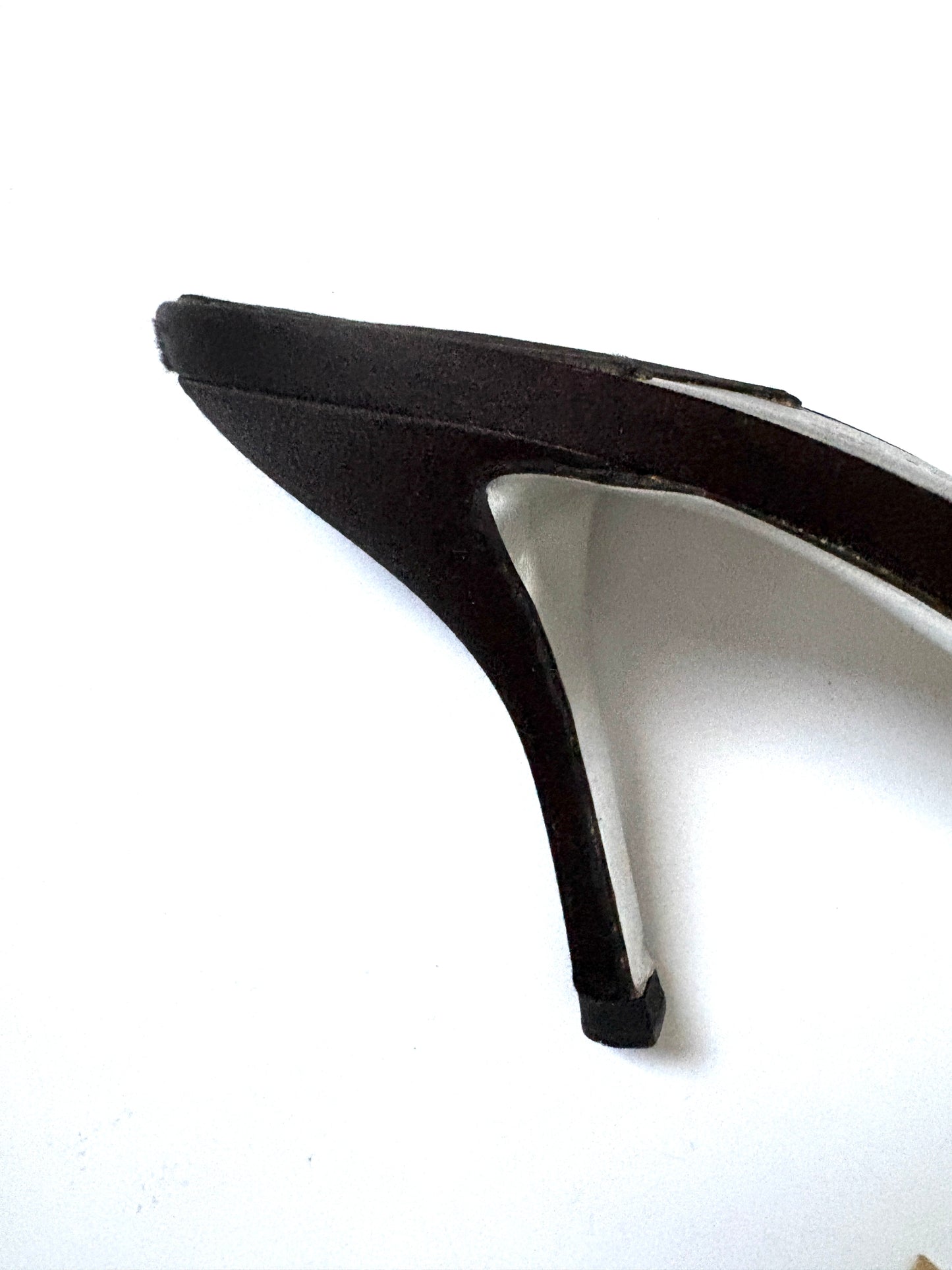 Chanel Vintage Jewelled Evening Mules UK 6