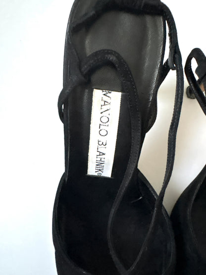 Manolo Blahnik Vintage Sling Backs UK 4.5