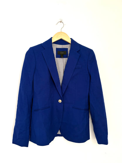 J.Crew Wool Royal Blue Blazer 
