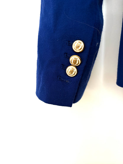J.Crew Wool Royal Blue Blazer UK 6