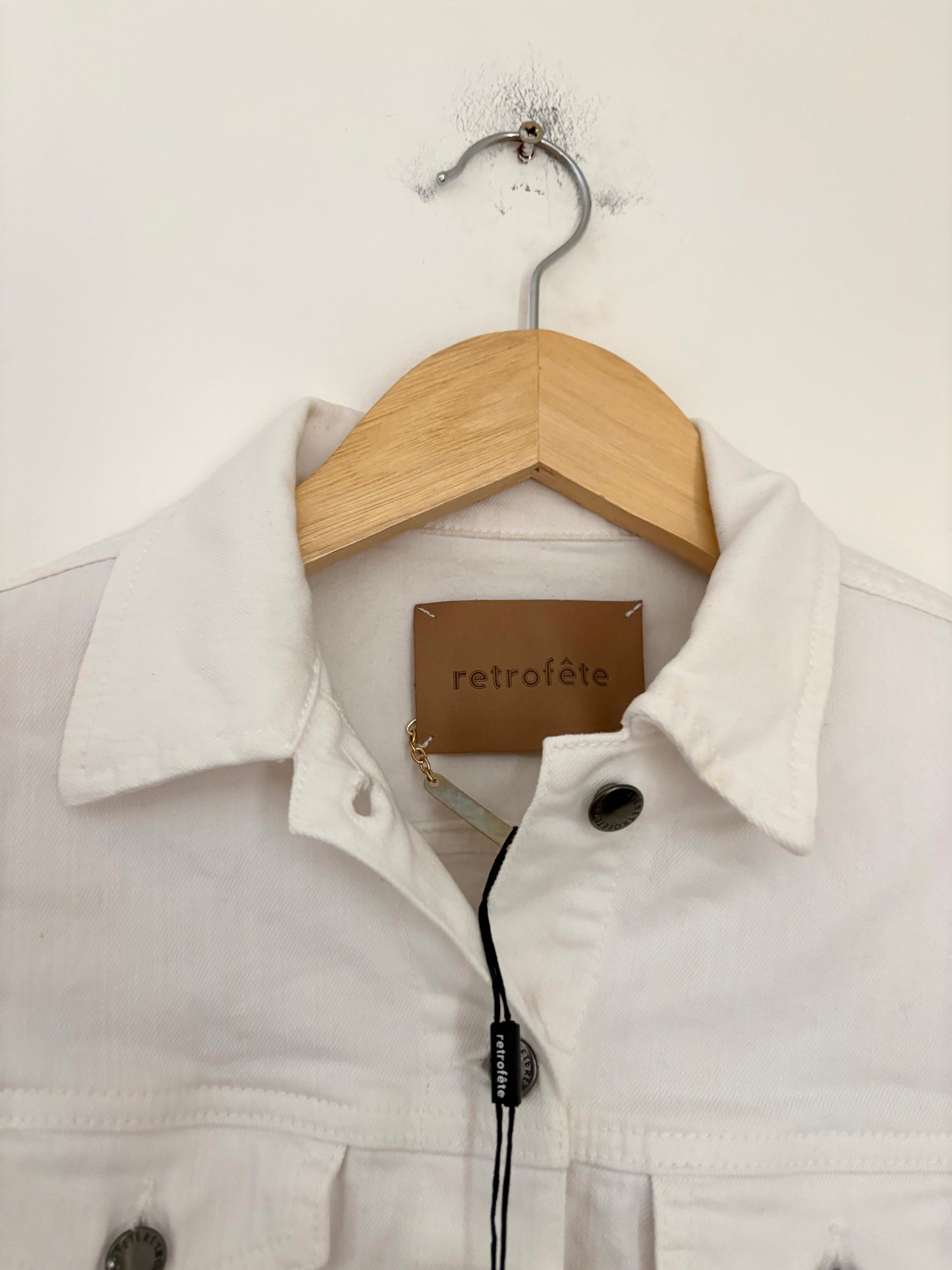 New with Tags Retrofête Ada Denim Jacket XS