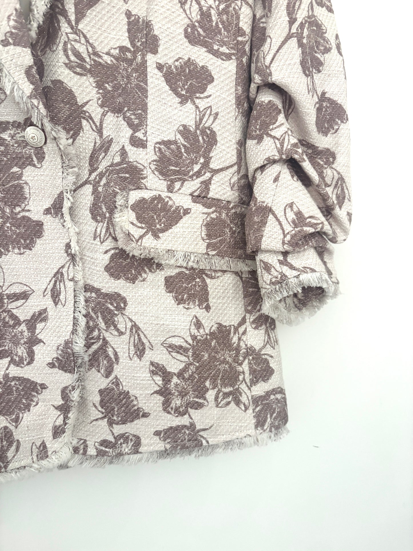 Cinq à Sept Boucle Floral Blazer UK 12
