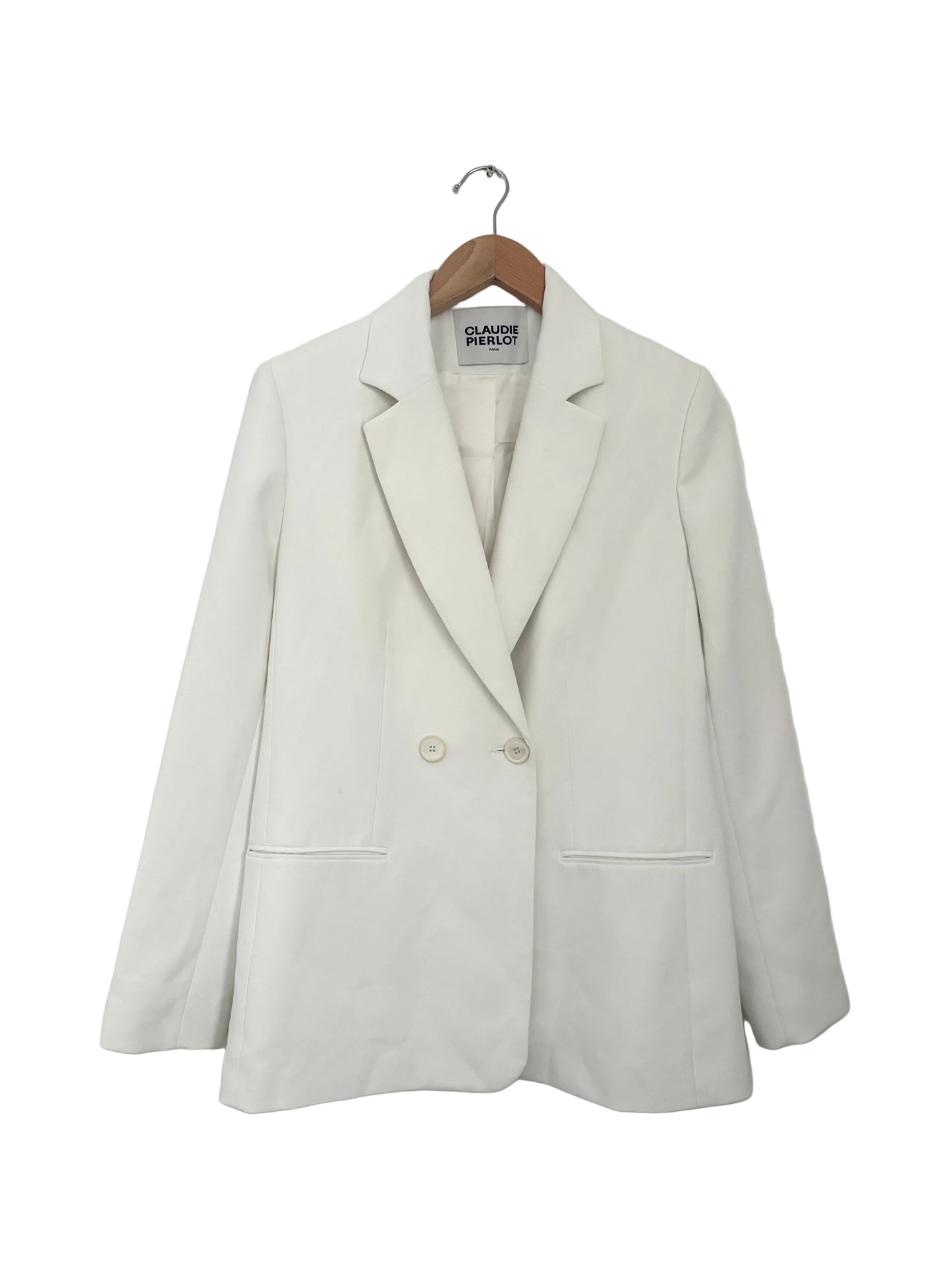 Claudie Pierlot White Suit Jacket