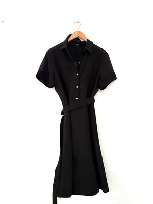 Theory Cotton Voile Shirt Dress UK 14