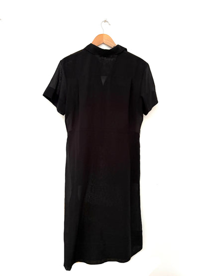 Theory Cotton Voile Shirt Dress UK 14