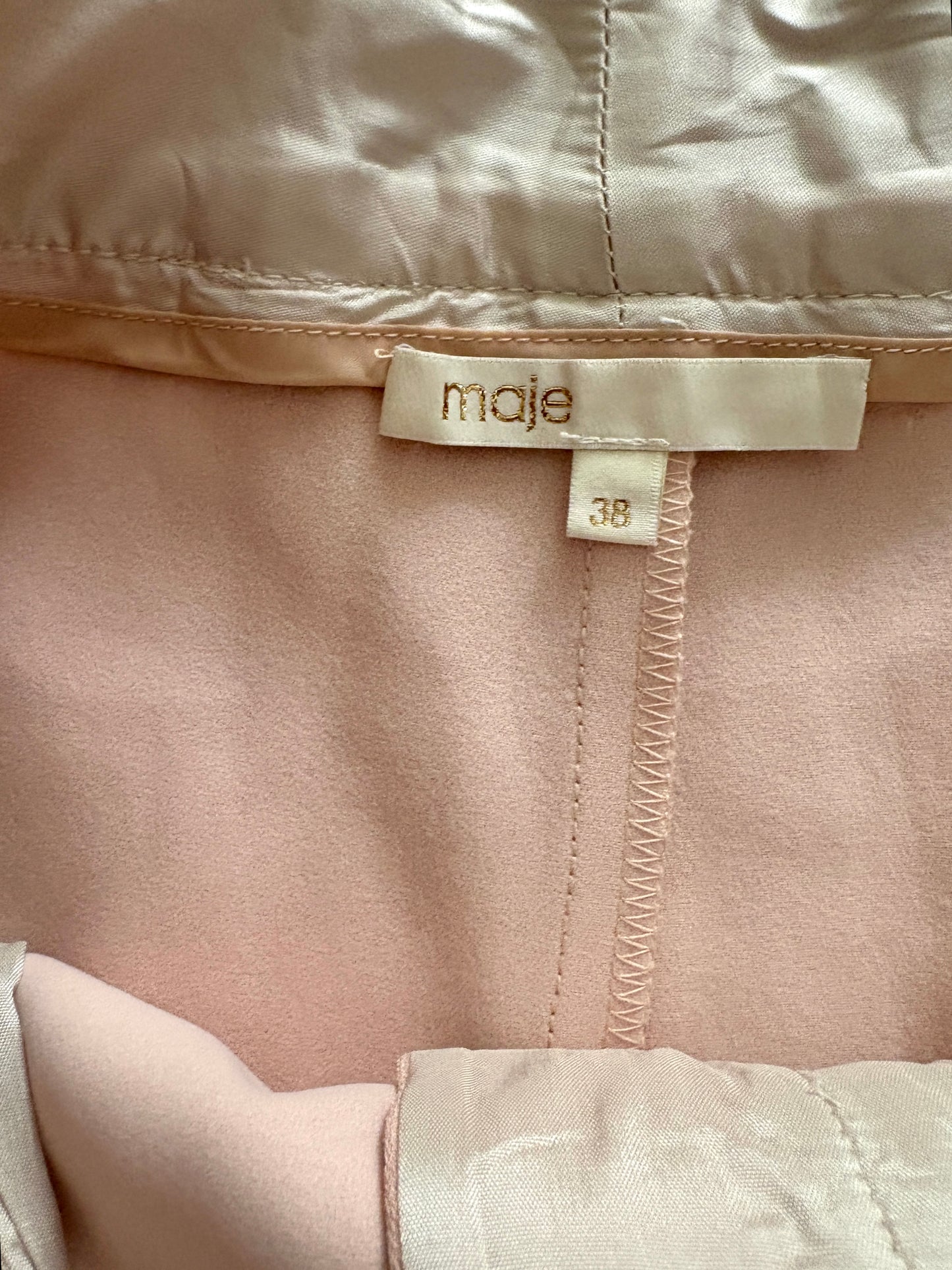 Maje Pink Belted Shorts UK 10