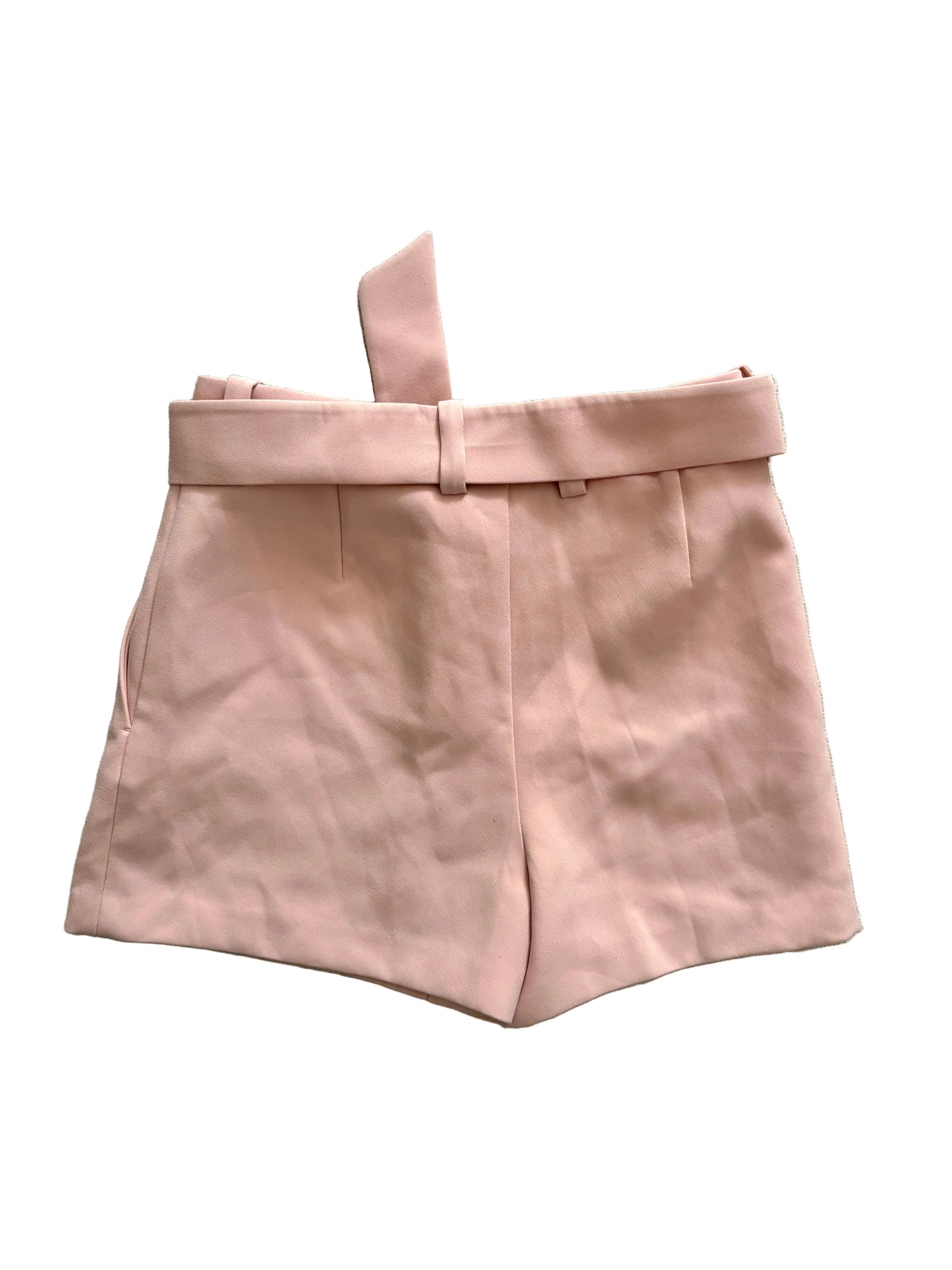 Maje Pink Belted Shorts UK 10