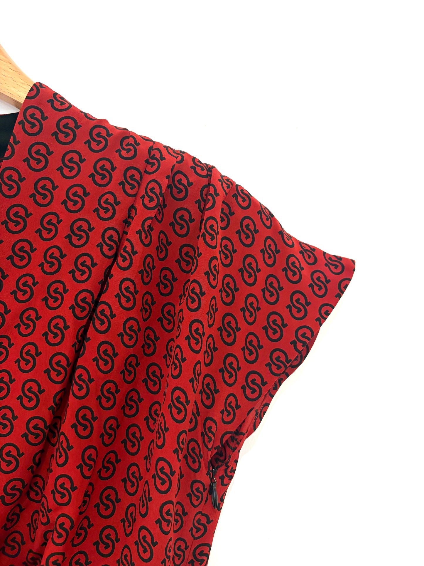 Salvatore Ferragamo Silk Printed Dress UK 8