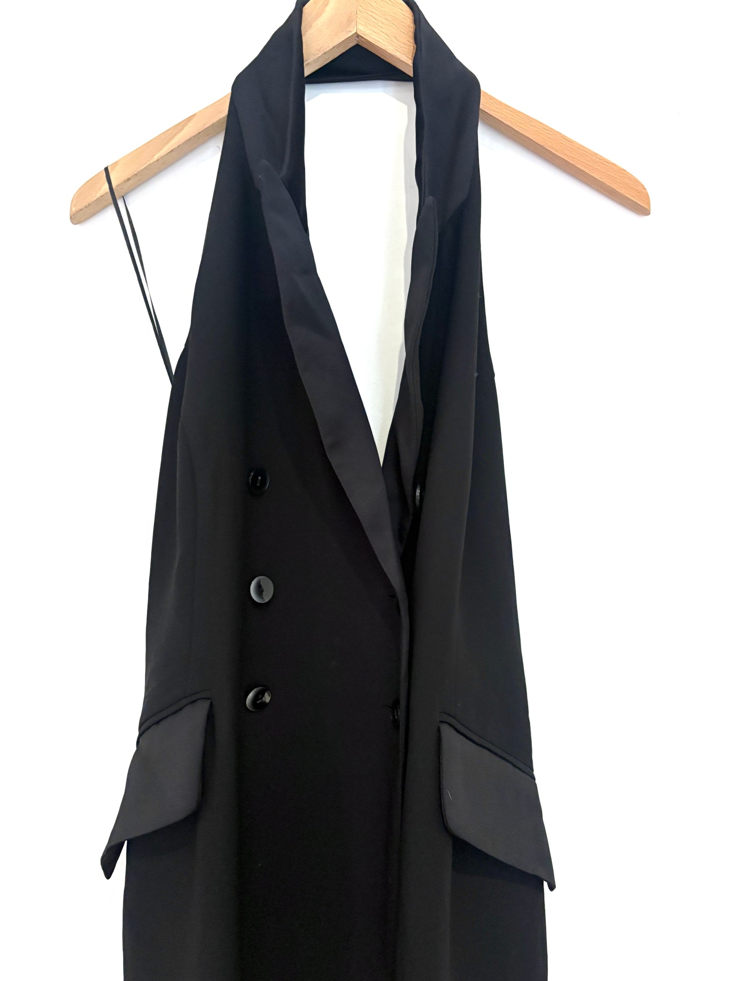 New With Tags Reiss Annie Tux Split Leg Jumpsuit UK 12