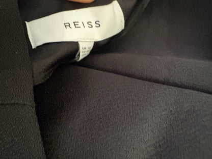 New With Tags Reiss Annie Tux Split Leg Jumpsuit UK 12