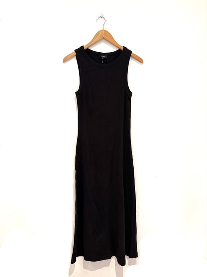 Me+Em Ultimate Vest Cotton Jersey Ribbed Midi Dress