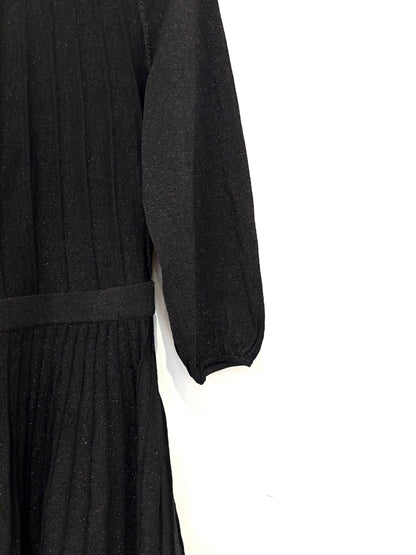The Fold Glitter Pleated Dress UK 12